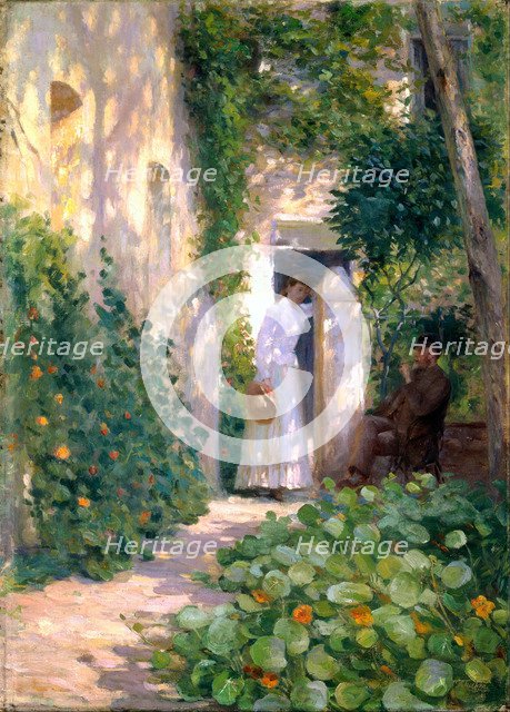 Nasturtiums, c. 1903. Artist: Tucker, Tudor St George (1862-1906)