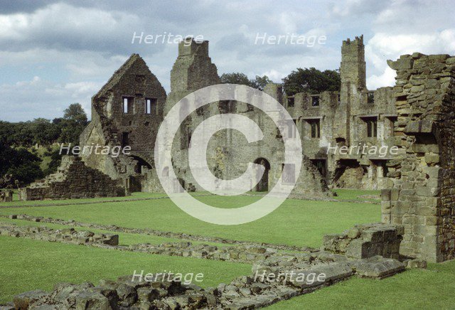Easby Abbey, Yorkshire, founded 1152. Artist: Unknown