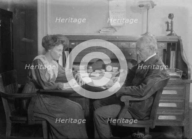 Iva Shuster -- Judge F.B. House, 1917. Creator: Bain News Service.