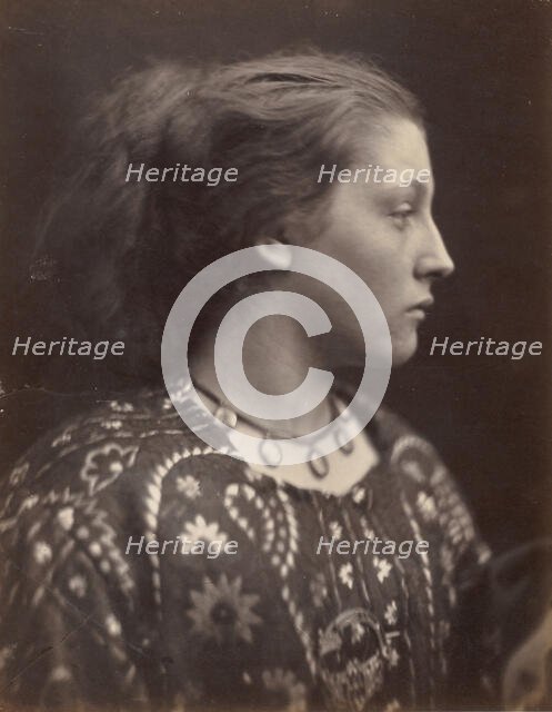 Sappho, 1865. Creator: Julia Margaret Cameron.