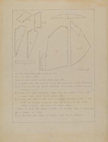 Cape (Pattern), c. 1936. Creator: Charles Criswell.