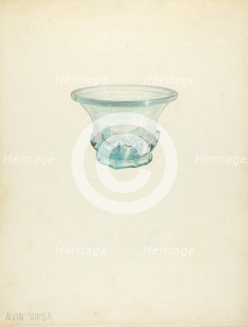 Bowl, c. 1940. Creator: Alvin Shiren.