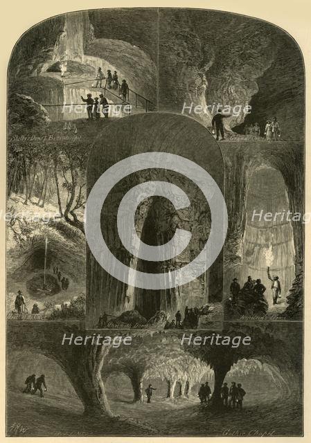 'Scenes in Mammoth Cave', 1874.  Creator: W. J. Linton.
