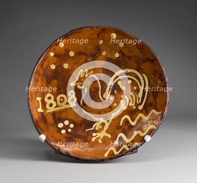 Plate, 1808. Creator: Unknown.