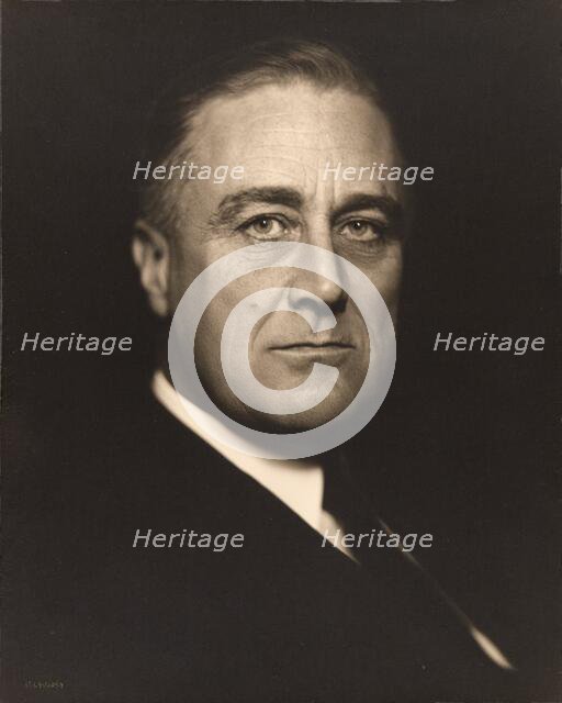 Franklin D. Roosevelt, about 1932. Creator: Vincenzo Laviosa.
