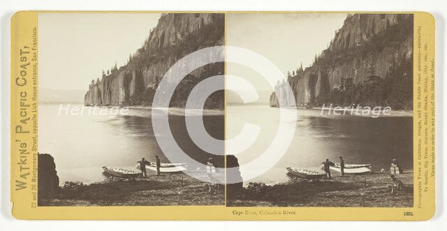 Cape Horn, Columbia River, 1867. Creator: Carleton Emmons Watkins.
