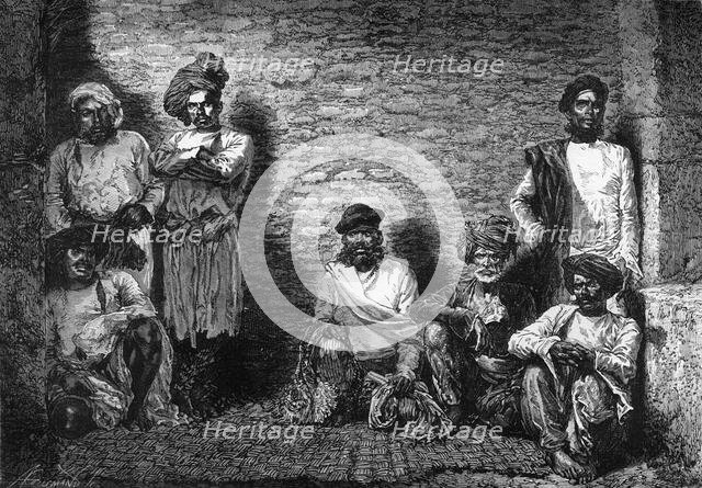 'Thugs in the Gaol of Aurungabad', c1891. Creator: James Grant.