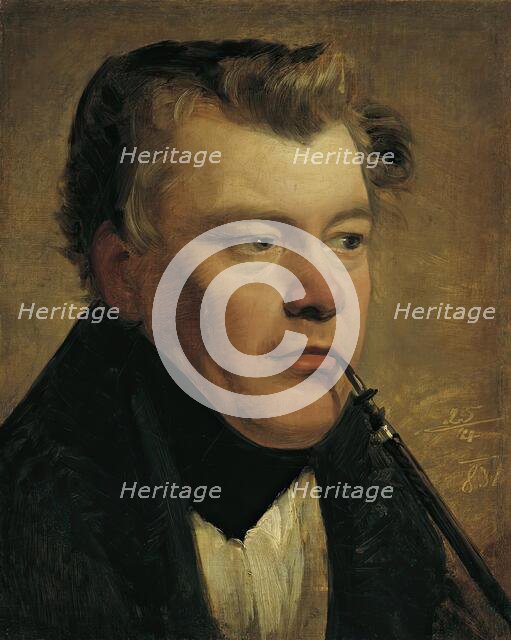 The painter Thomas Ender, 183. Creator: Friedrich von Amerling.