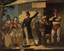The Saltimbanques, Between 1860 and 1865 . Creator: Daumier, Honoré (1808-1879).