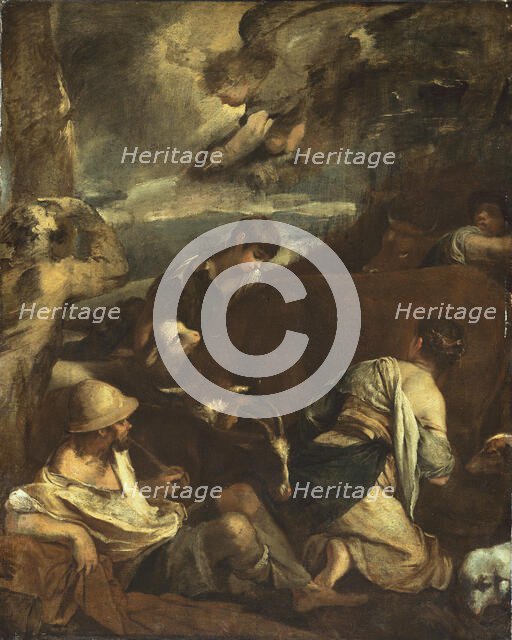 Annunciation to the Shepherds, c. 1710. Creator: Unknown.