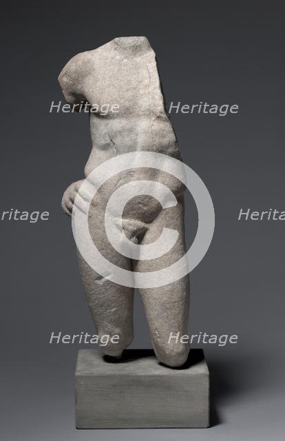 Torso of a Youth, 400-375 BC. Creator: Unknown.