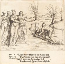 Finding of Moses, 1548. Creator: Augustin Hirschvogel.