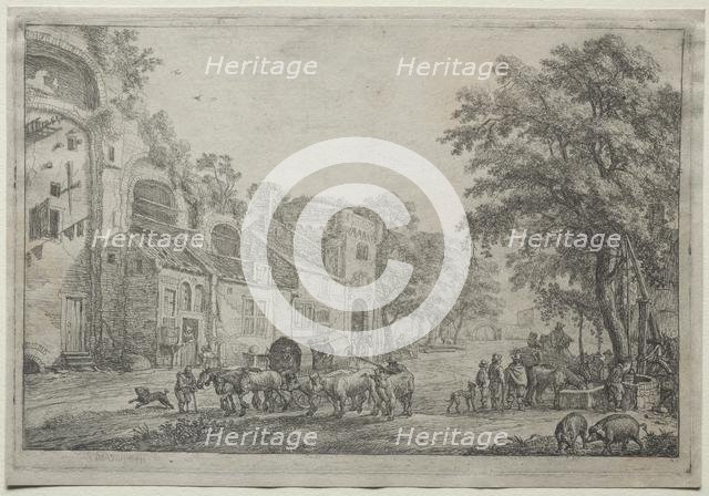 The Approach to a Village. Creator: Simon de Vlieger (Dutch, 1601-1653).