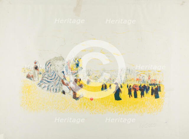 Children's Games, 1897. Creator: Edouard Vuillard.