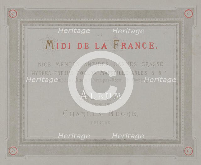 Le Midi de la France, 1850s-60s. Creator: Charles Nègre.