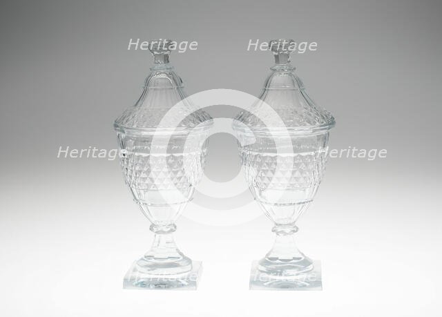 Two Urns, England, c. 1780/1800. Creator: Unknown.