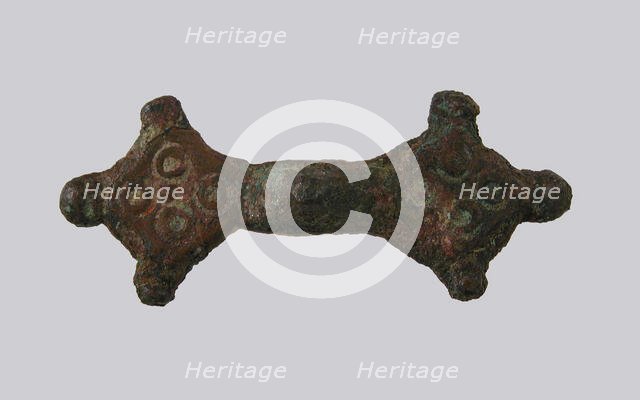 Bow Brooch, Frankish, ca. 650-750. Creator: Unknown.