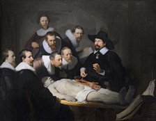 The Anatomy Lesson of Dr. Nicolaes Tulp, 1632. Artist: Rembrandt van Rhijn (1606-1669)