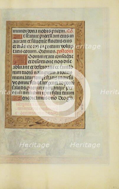 Decorated Text Page; Spinola Hours, about 1510-1520. Creator: Unknown.