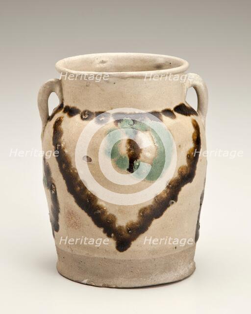 Jar with lotus leaf design, date unknown. Creator: Unknown.