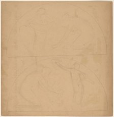 Study for a Border Design [verso], 1890/1897. Creator: Charles Sprague Pearce.