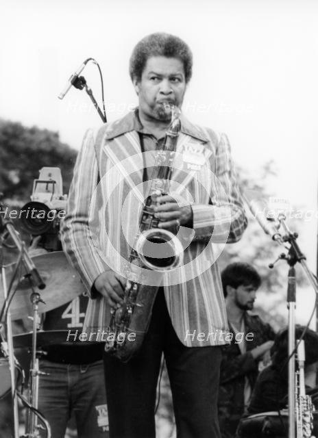 Frank Foster, Capital Jazz Festival, Knebworth, Herts, July 1982. Creator: Brian Foskett.