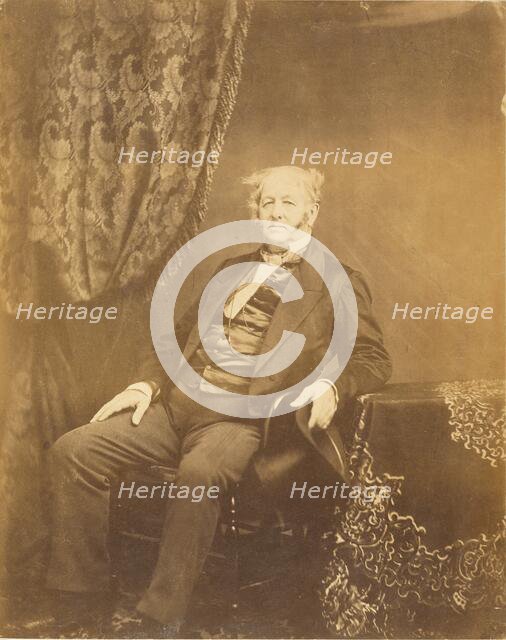 Portrait of a man, about 1860-1874. Creator: Charles Henry Williamson.