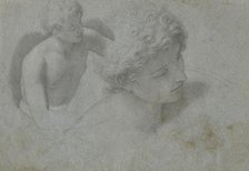 Two Studies Of A Youth, c1600-10. Creator: Cristofano Roncalli.
