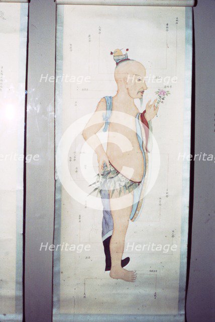 Chinese Acupuncture Chart. Artist: Unknown.