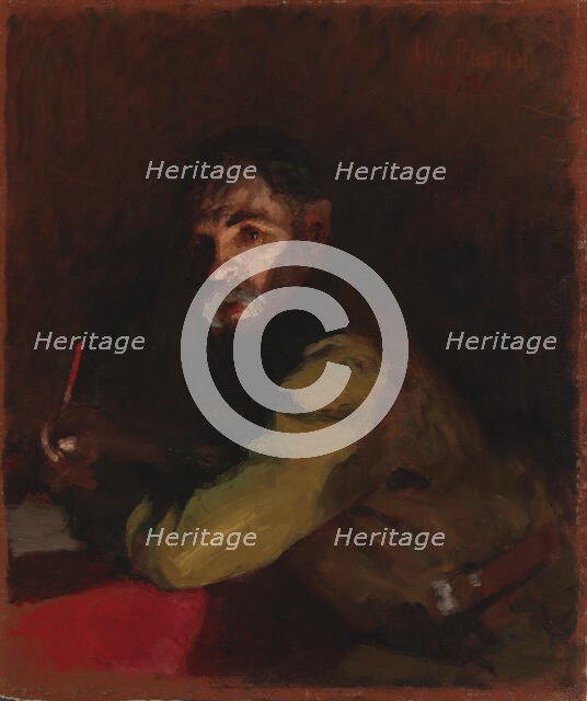 Writing Doctor, 1919. Creator: Il'ya Repin.