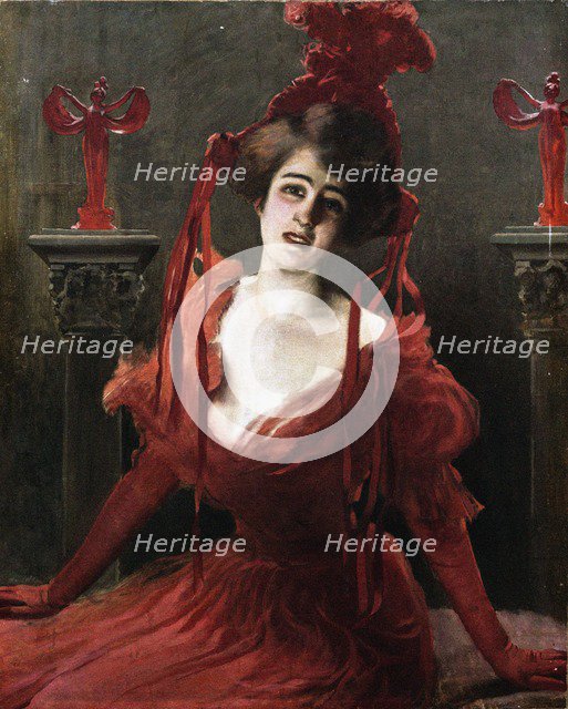 Portrait of the dancer Isadora Duncan (1877-1927), 1905-1909.