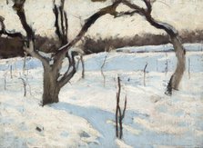 Orchard in Winter, 1900. Creator: Jozef Czajkowski.