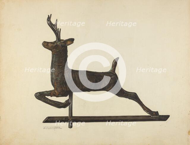 Weather Vane, c. 1938. Creator: Nicholas Acampora.