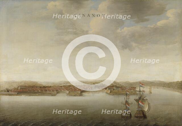 View of Cannanore on the Malabar Coast in India, c.1662-c.1663. Creator: Johannes Vinckboons.