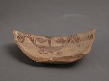 Bowl Fragment, Coptic, 4th-7th century. Creator: Unknown.