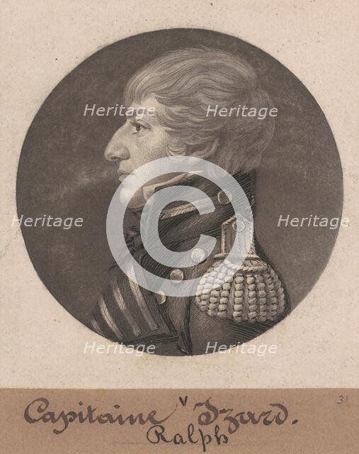 Ralph Izard II, 1805. Creator: Charles Balthazar Julien Févret de Saint-Mémin.