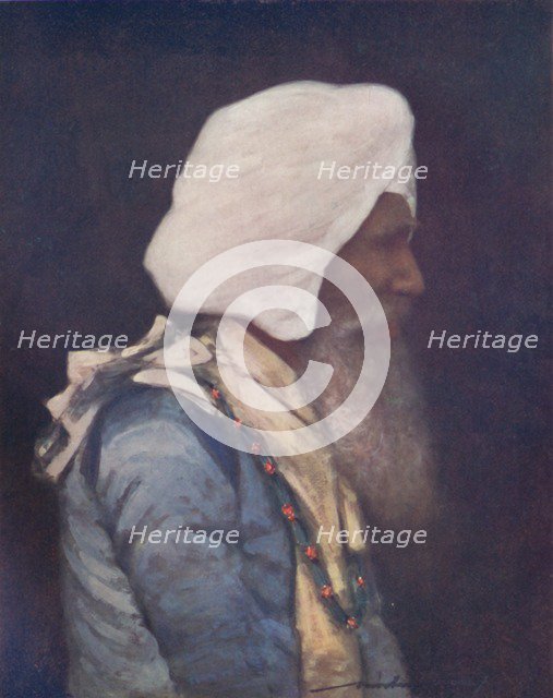 'The Maharaja of Nabha', 1903. Artist: Mortimer L Menpes.