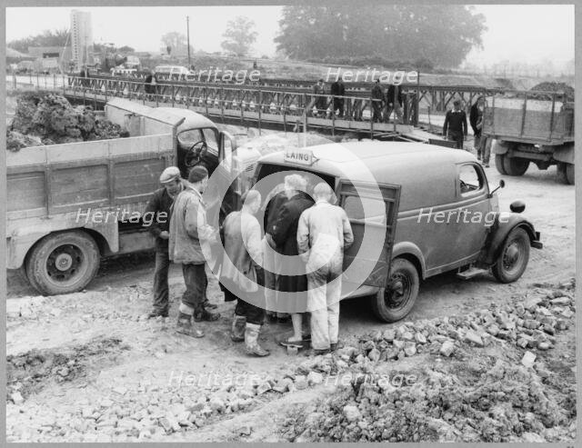 M1 Motorway, Challney, Luton, Bedfordshire, 09/1958. Creator: John Laing plc.