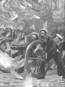 'The Insurrection under Arabi Pasha, 1882: The Bluejackets clearing the streets...', (1901).  Creator: Unknown.