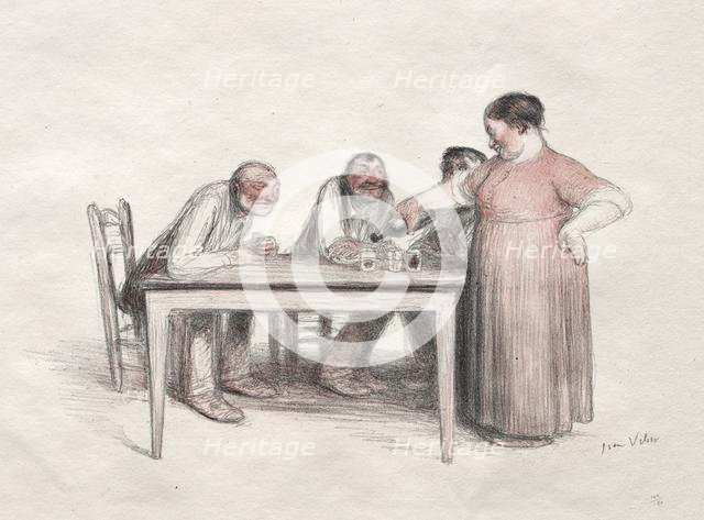 The Glass of Wine. Creator: Jean Veber (French, 1868-aft 1907).