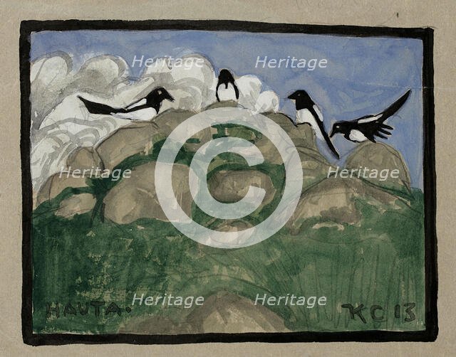 Hauta, 1913. Creator: Kalle Carlstedt.