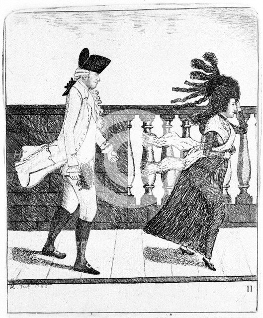 James Graham, Scottish quack doctor, 1795.  Artist: John Kay
