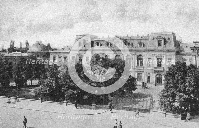 The Royal Palace at Bucharest, Romania, early 20th century. Artist: Unknown