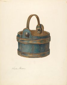 Wooden Bucket, c. 1939. Creator: Charles Garjian.