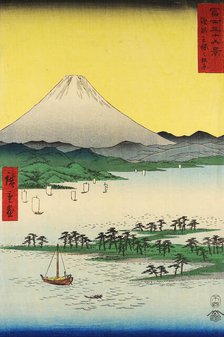 Pine Groves of Miho in Suruga, from the series Thirty-six Views of Mount Fuji , c1853. Creator: Hiroshige; Utagawa (1797-1858).