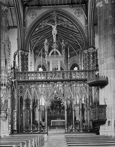 St Chad's Roman Catholic Cathedral, Birmingham, West Midlands, c1940s-1960s. Creator: George Bernard Mason.