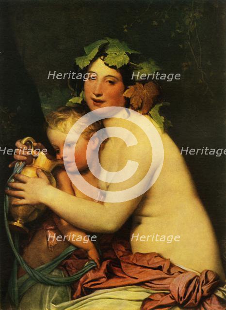 'Amor and the Bacchante', 1828, (1965).  Creator: Fyodor Bruni.