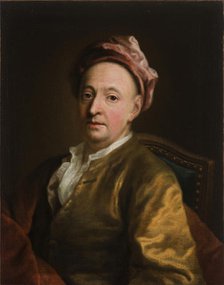 Self-Portrait, Mid of the 18th cen.. Creator: Desmarées, George (1697-1776).