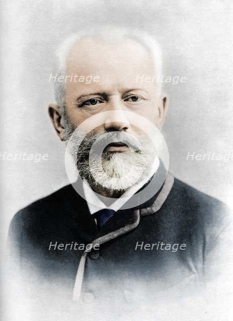 Pyotr Ilyich Tchaikovsky (1840 - 1893), Russian composer. Artist: Charles Reutlinger.