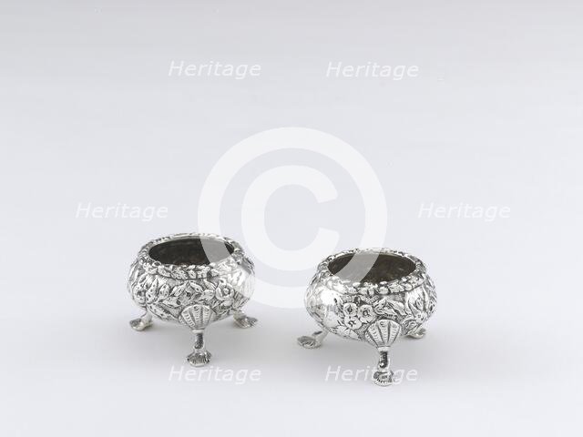 Pair of Salts, 1886. Creator: Unknown.